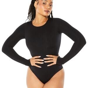 Fabletics Nearly Naked Shaping Longsleeve Bodysuit XL/XXL